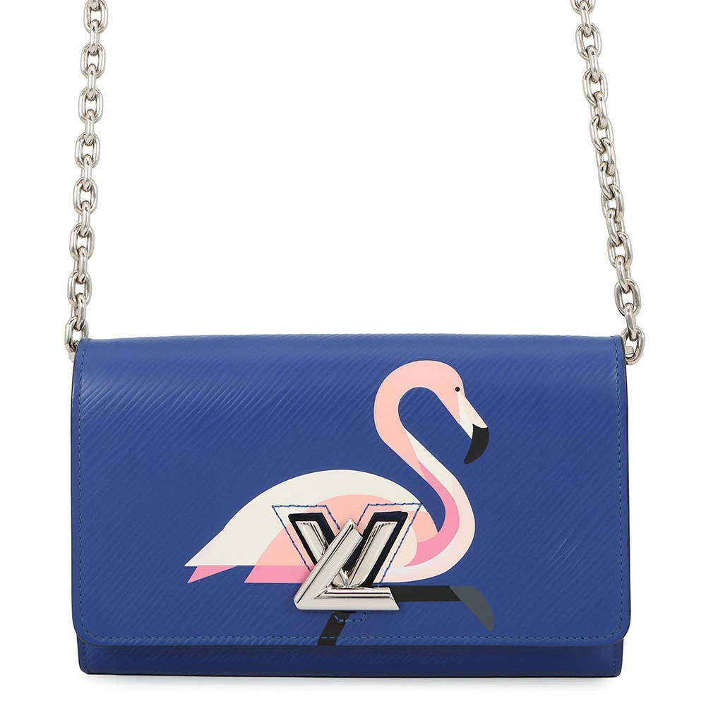 Louis Vuitton Chain Wallet Epi Portefeuille Twist